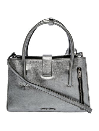Miu Miu Leather Top Handle Bag