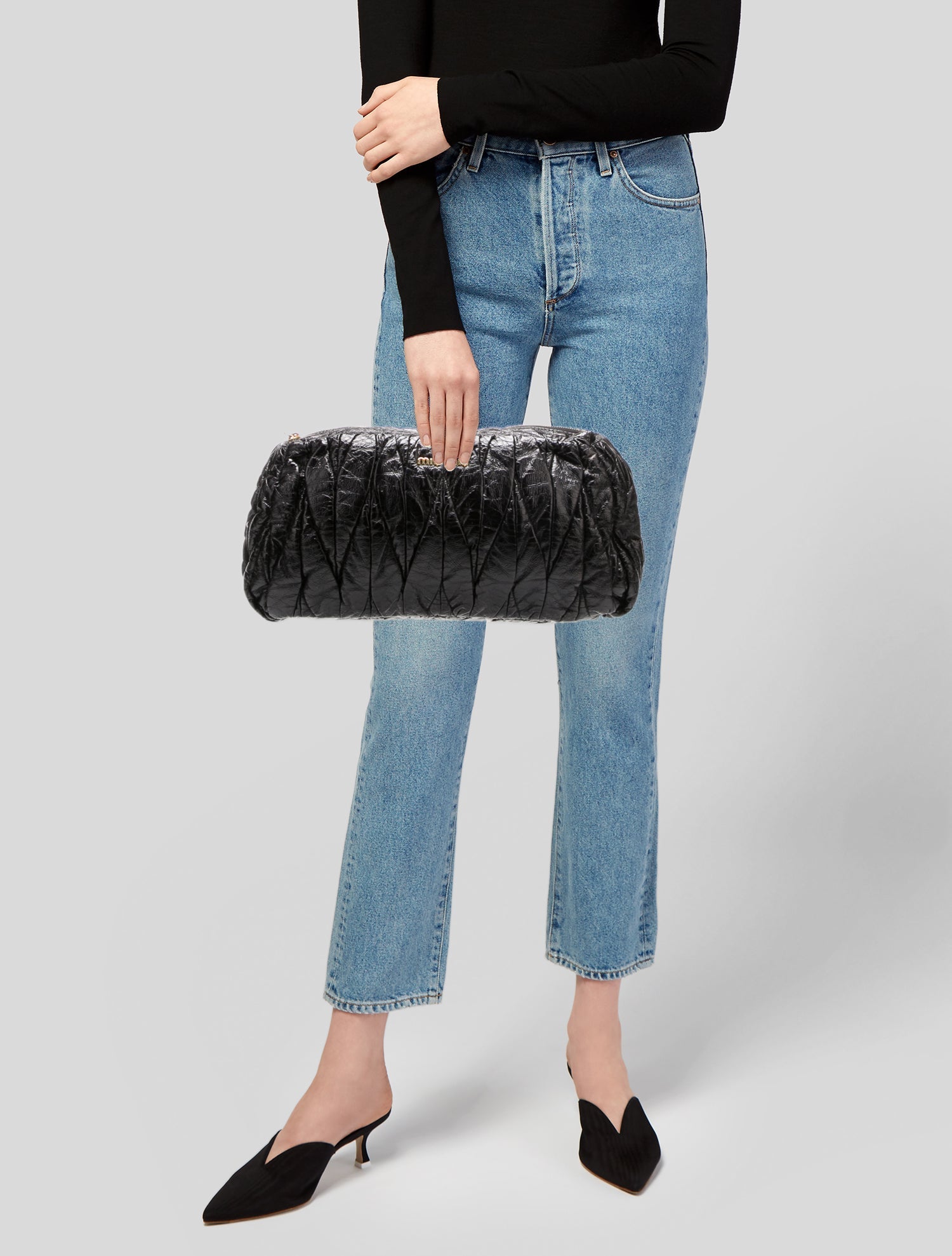 Miu Miu Patent Leather Clutch