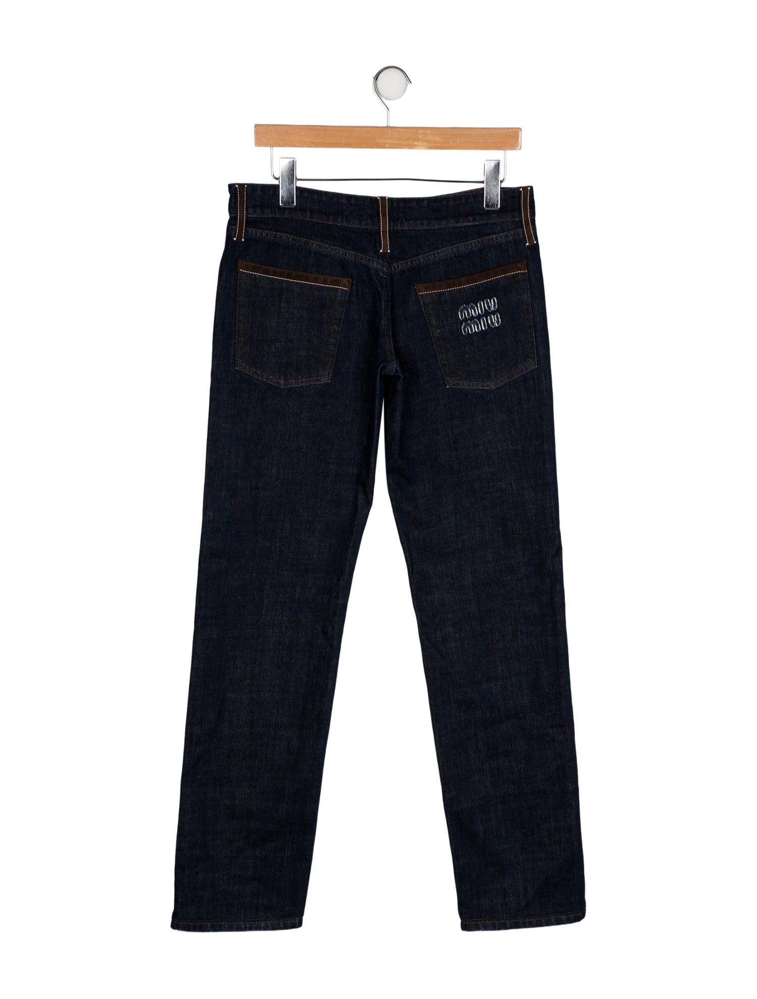 Miu Miu 2024 Straight Leg Jeans w/ Tags