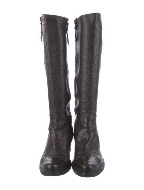 Miu Miu Leather Riding Boots