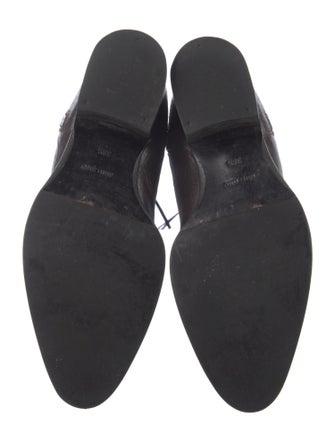 Miu Miu Leather Riding Boots