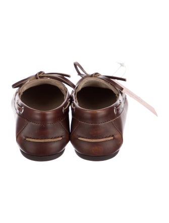 Miu Miu Leather Moccasins