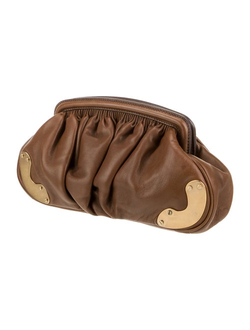 Miu Miu Leather Clutch