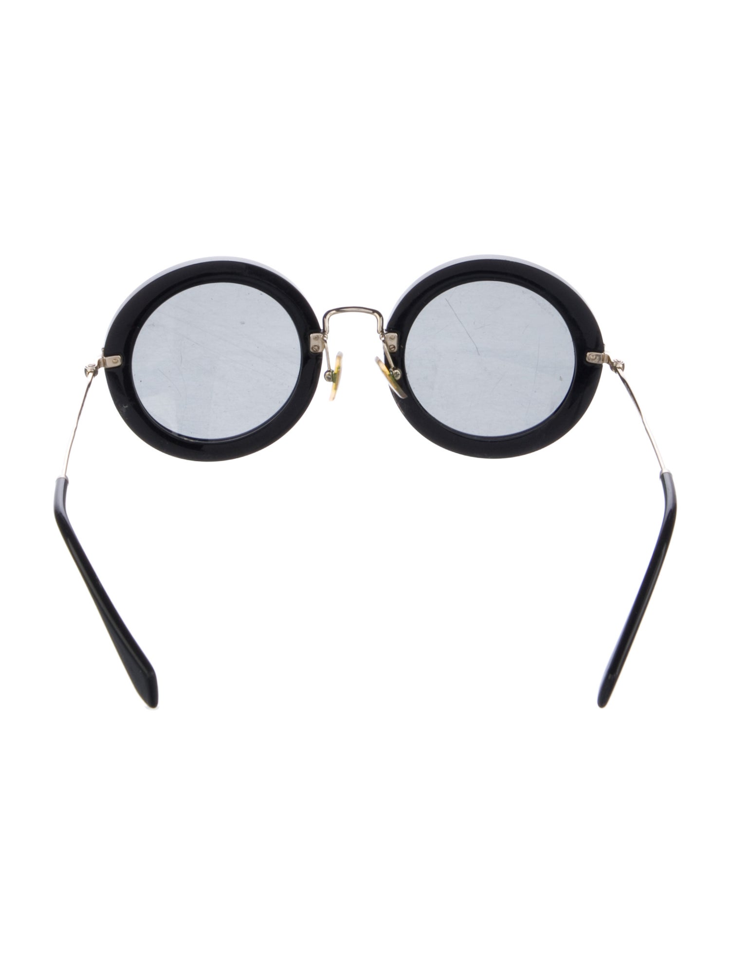 Miu Miu Round Tinted Sunglasses