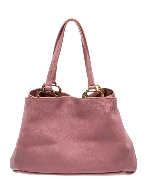 Miu Miu Leather Top Handle Bag