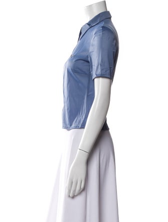 Miu Miu 2020 Short Sleeve Button-Up Top