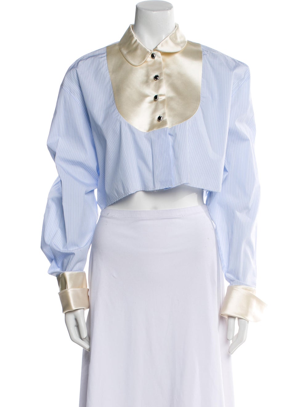 Miu Miu Crop Top From the 2021 Collection by Miuc… - image 1