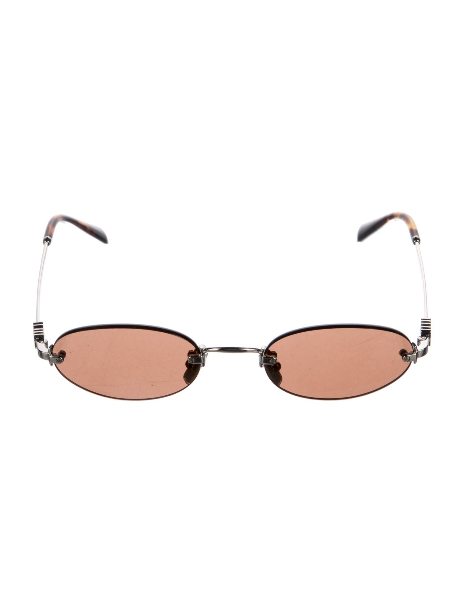 Miu Miu Round Tinted Sunglasses