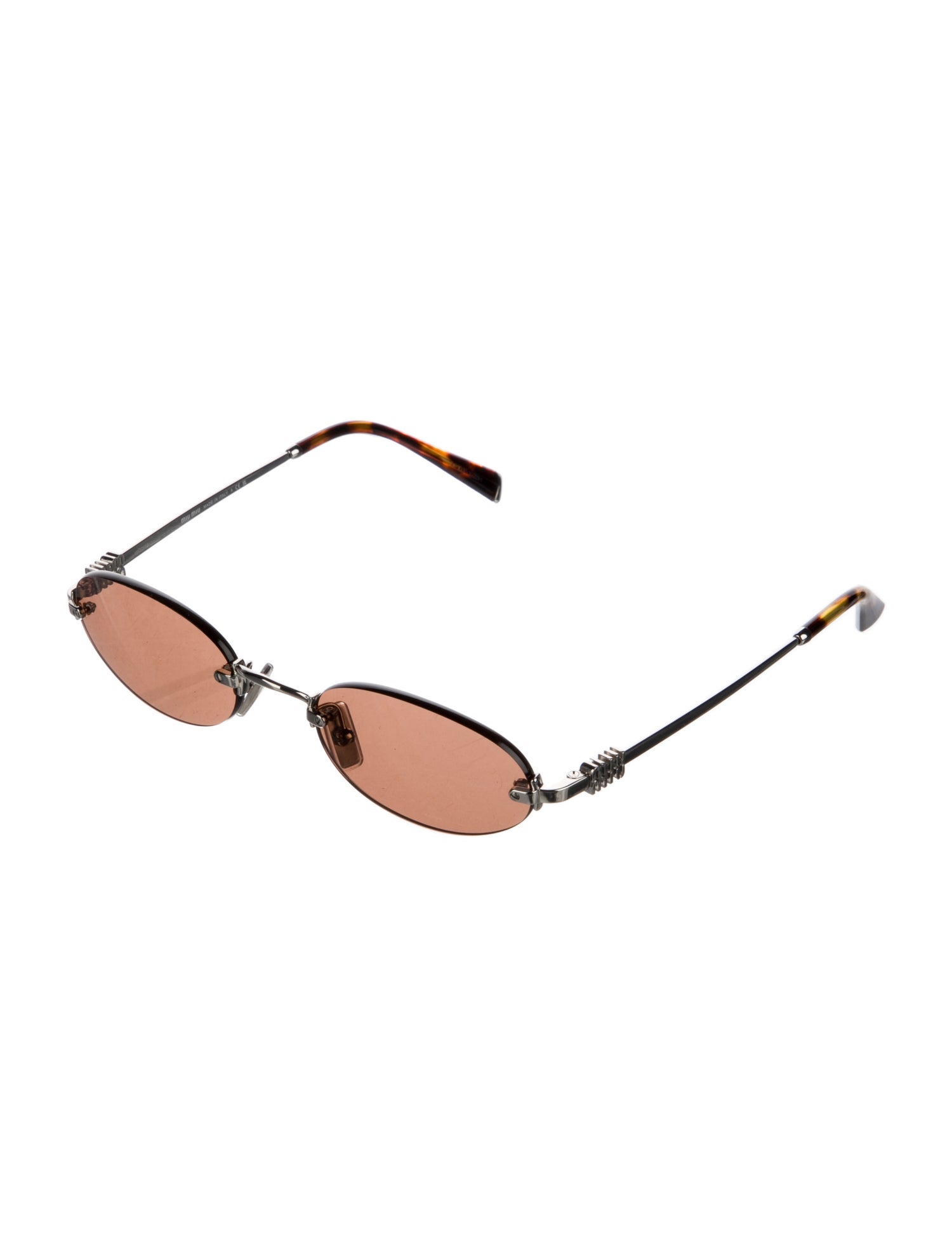 Miu Miu Round Tinted Sunglasses