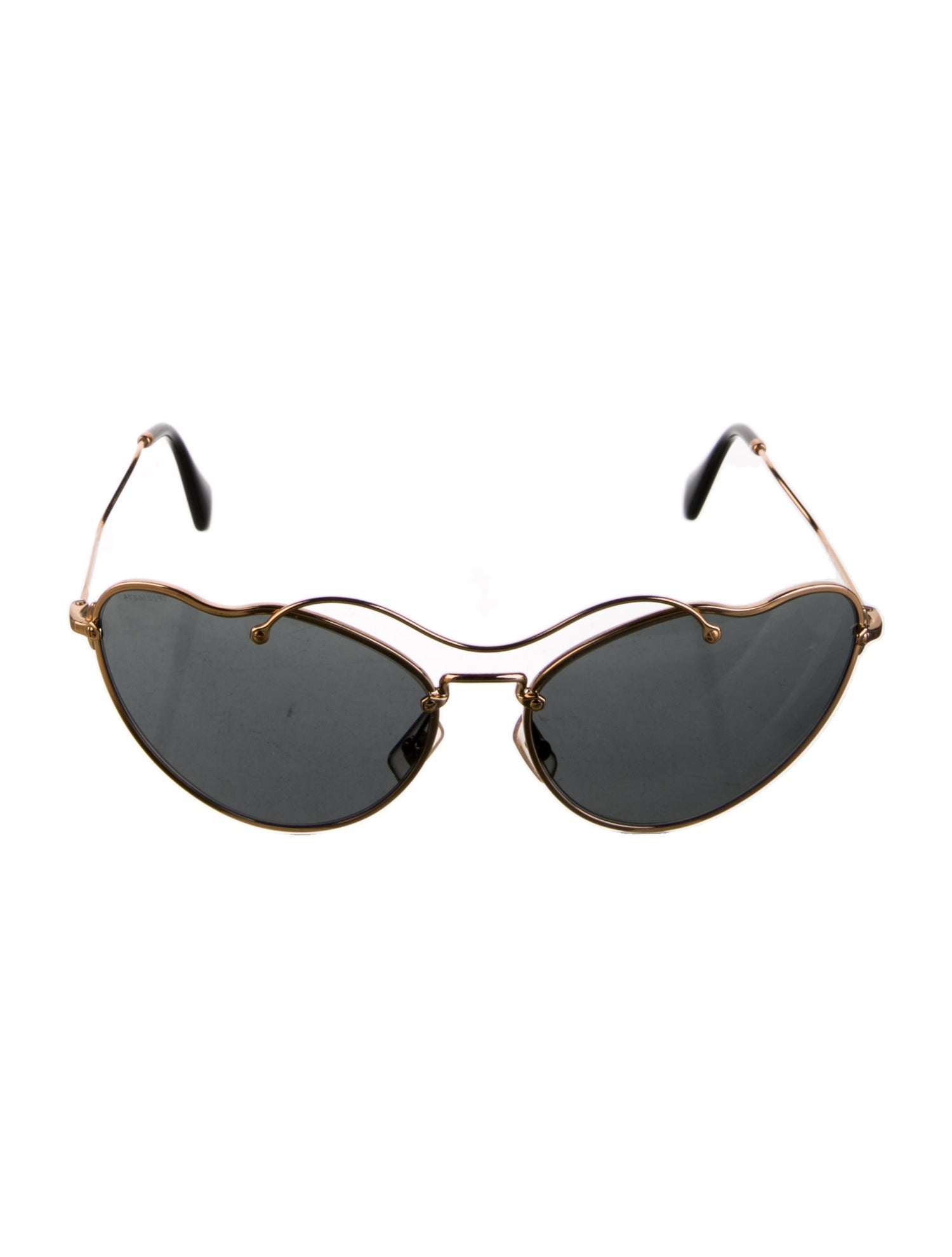 Miu Miu Aviator Mirrored Sunglasses