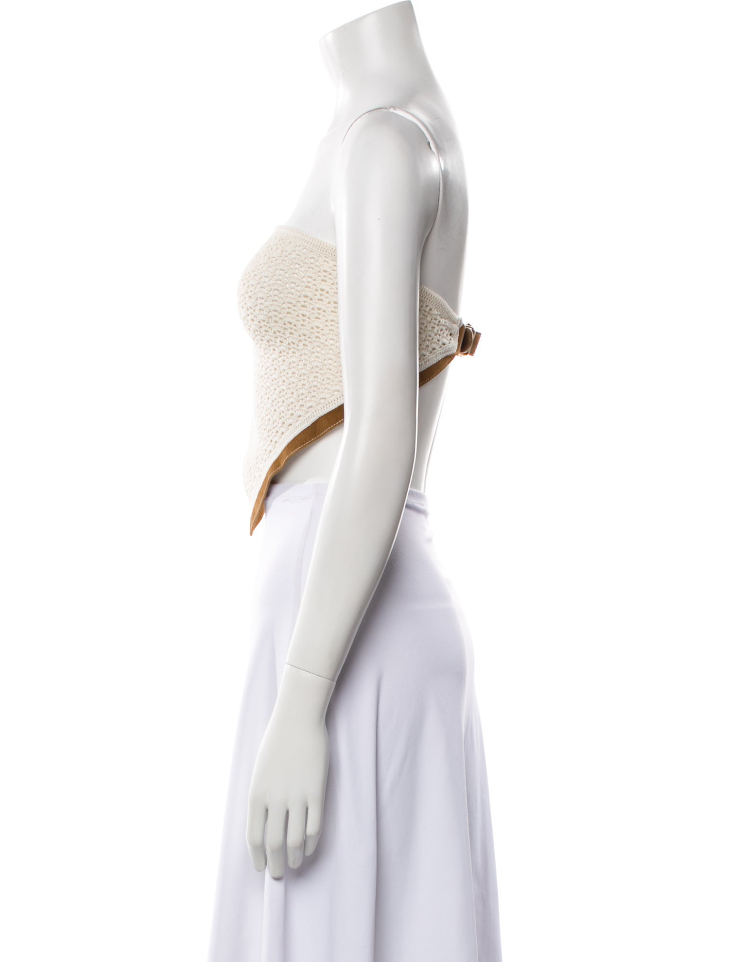 Miu Miu 2025 Colorblock Pattern Crop Top w/ Tags