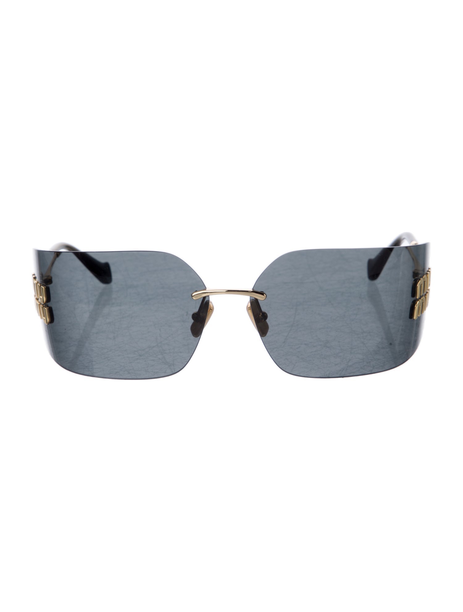 Miu Miu Shield Tinted Sunglasses
