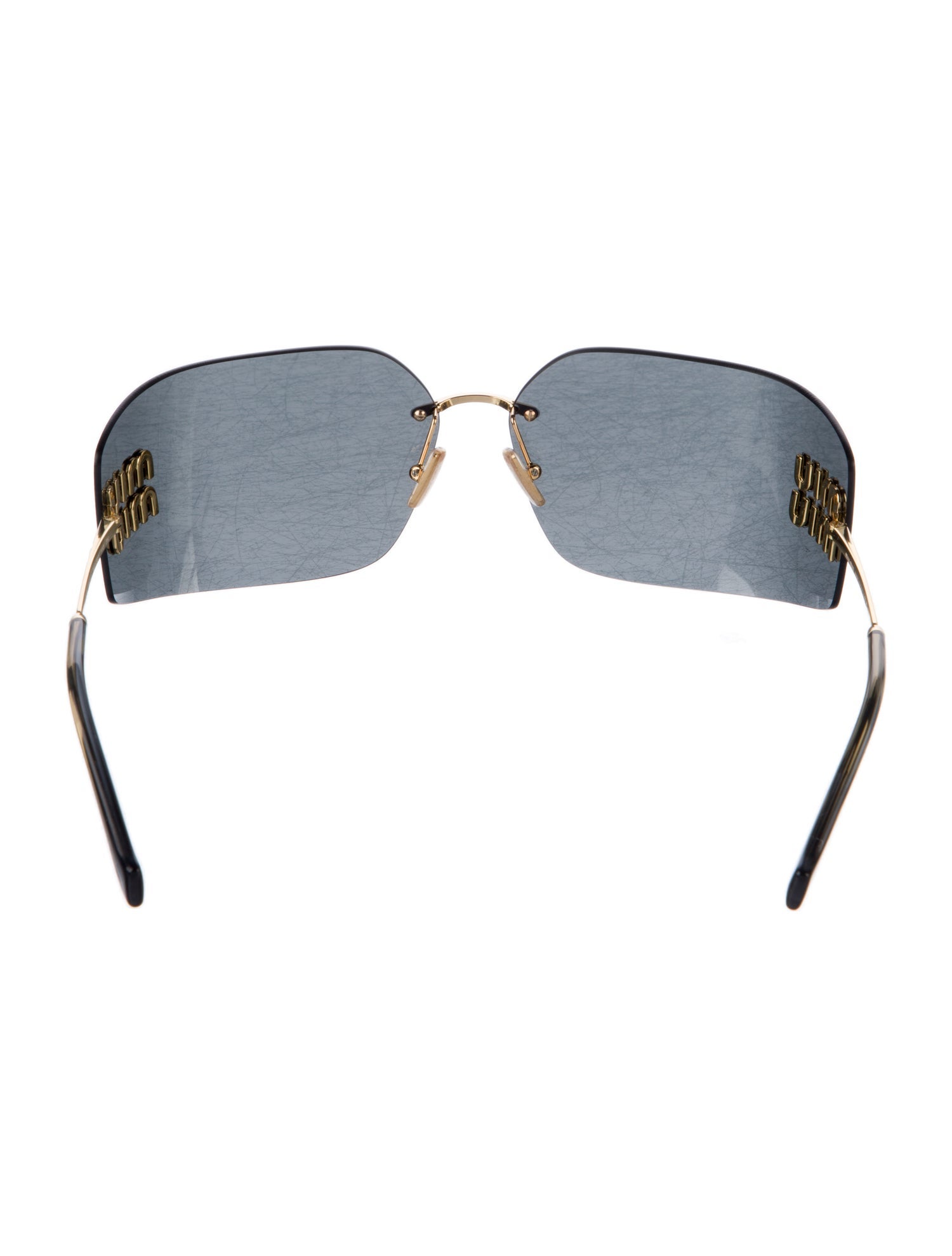 Miu Miu Shield Tinted Sunglasses