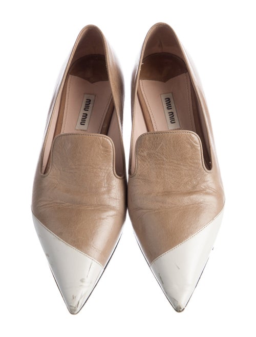 Miu Miu Leather Loafers