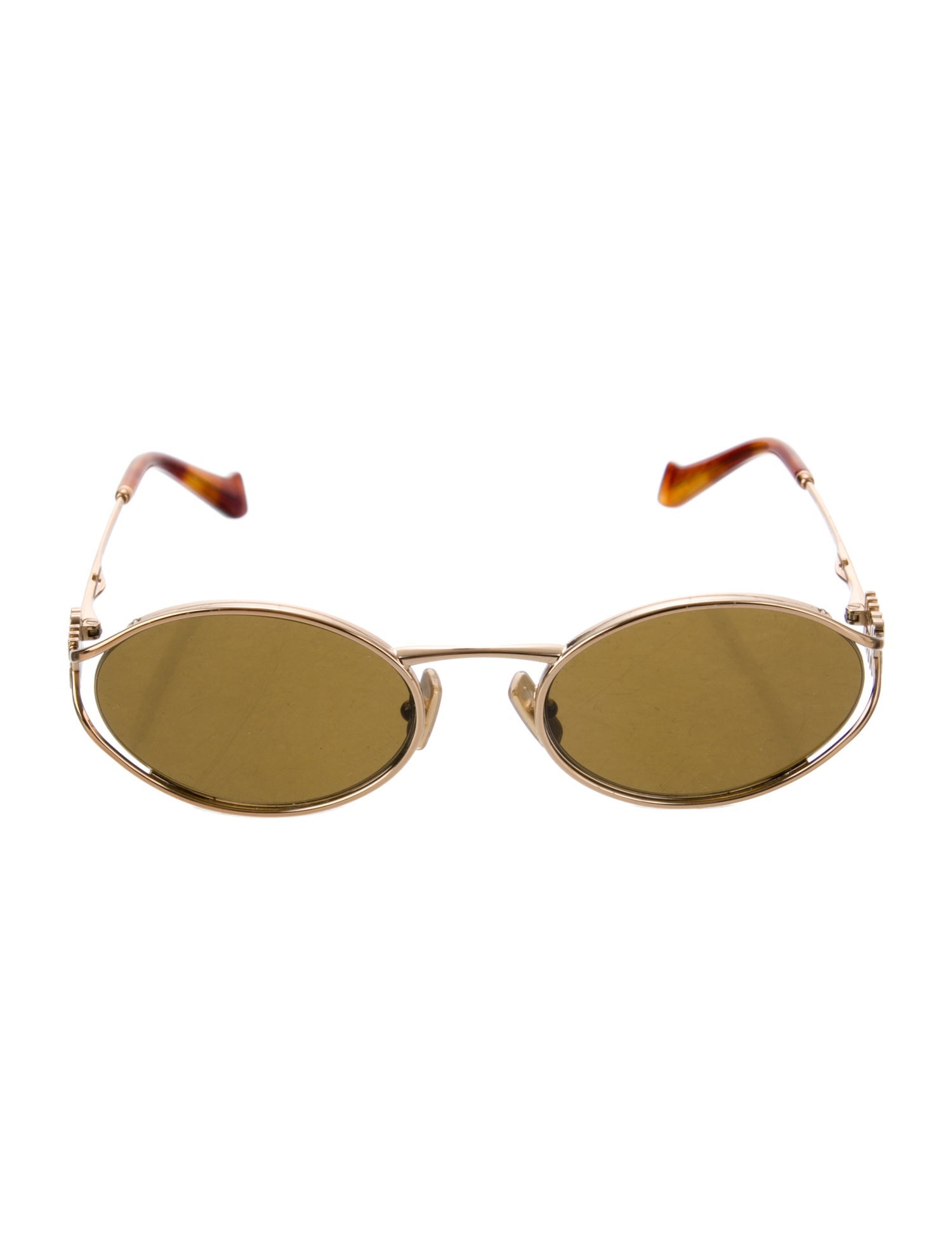 Miu Miu Round Tinted Sunglasses