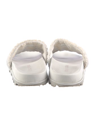 Miu Miu Embroidered Accent Slides
