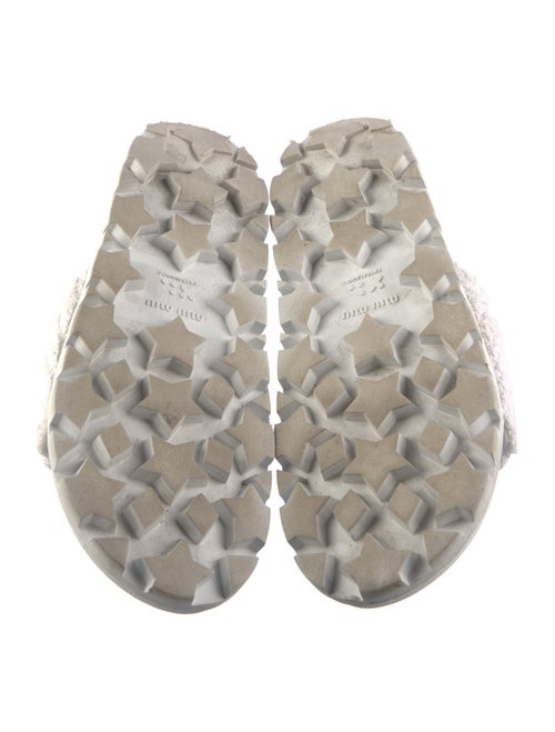 Miu Miu Embroidered Accent Slides