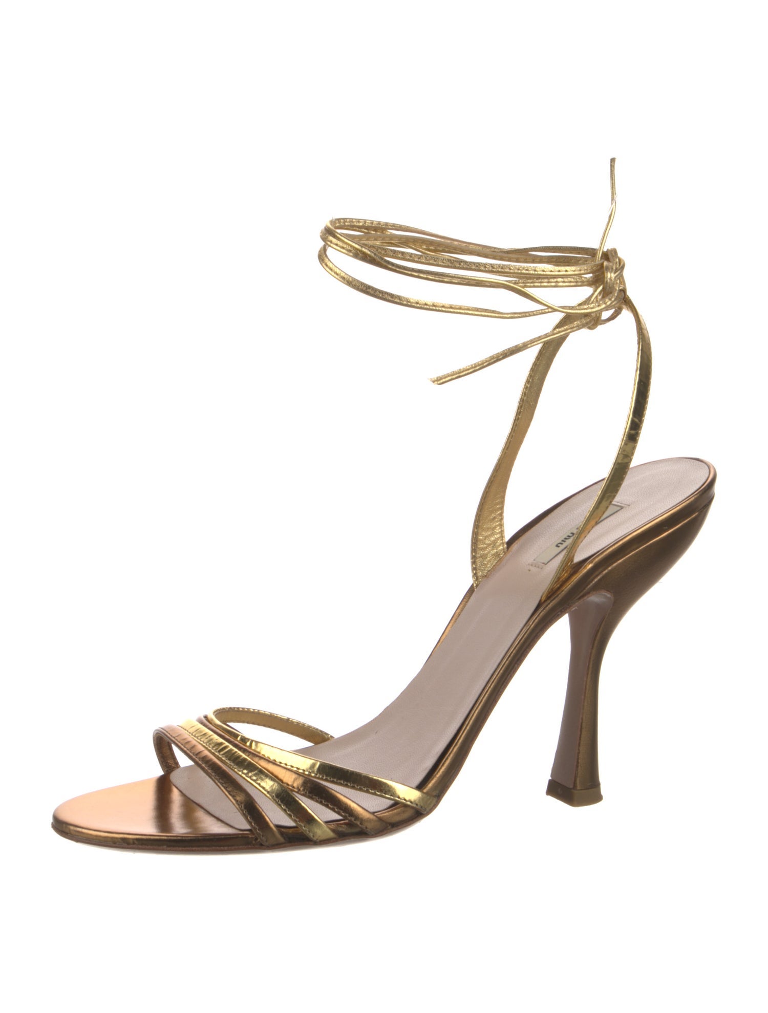 Miu Miu Leather Sandals