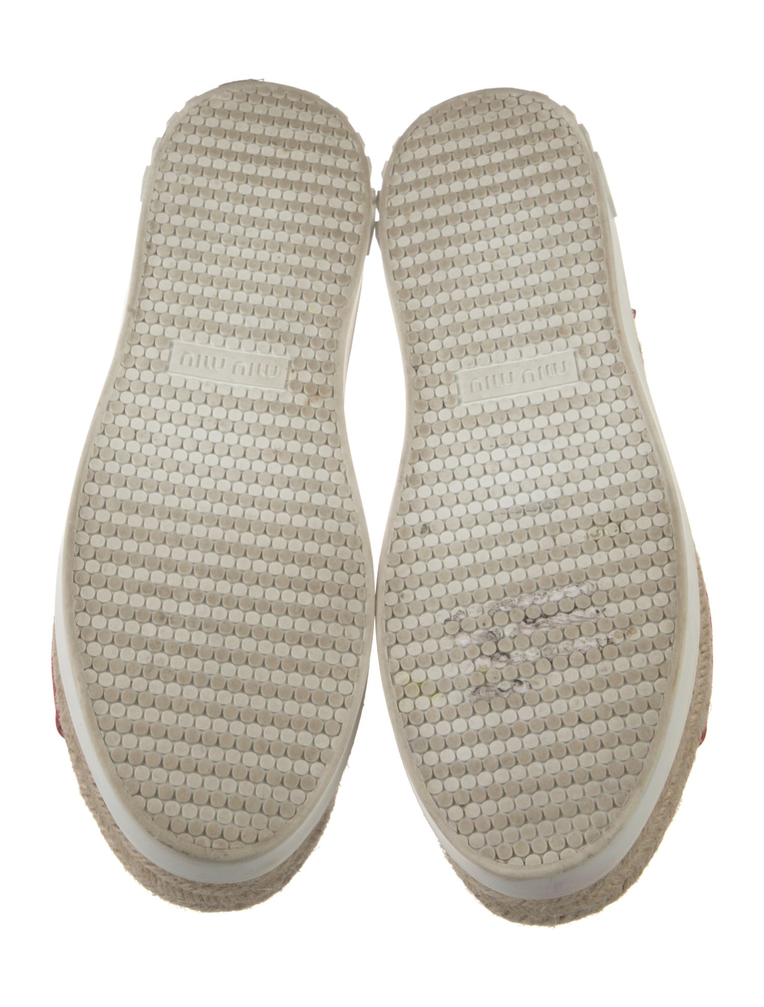 Miu Miu Satin Espadrilles