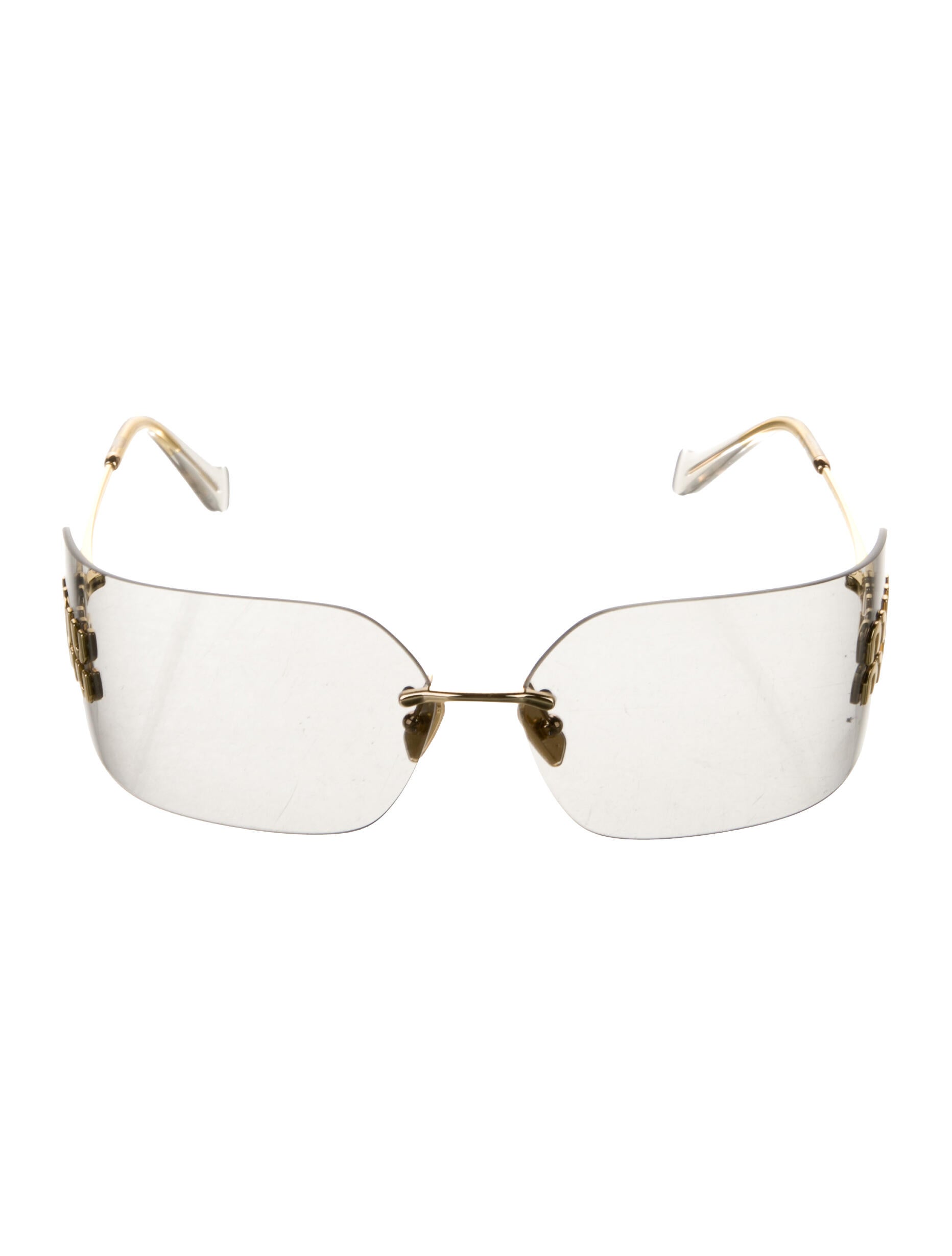 Miu Miu Oversize Tinted Sunglasses