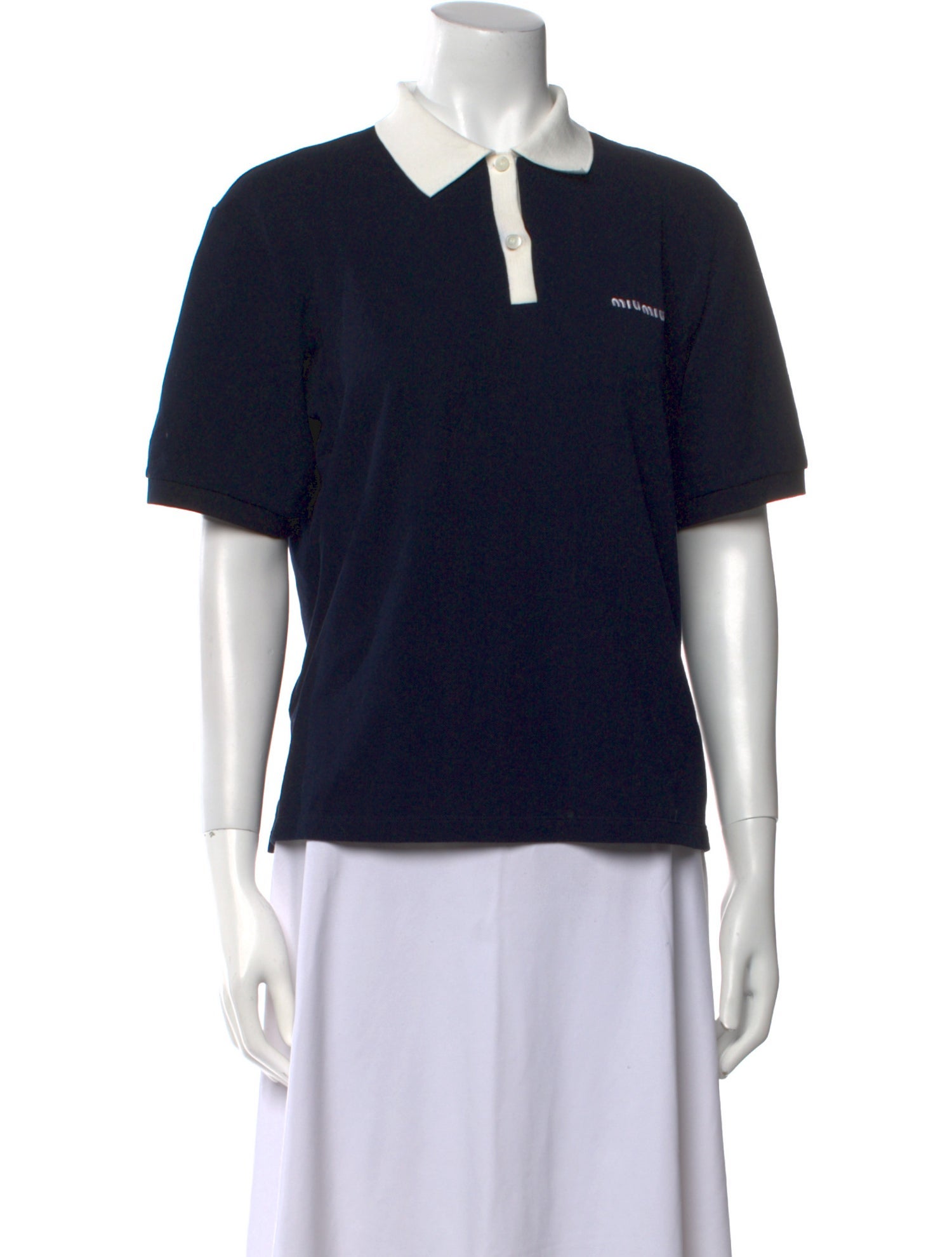 Miu Miu 2025 V-Neck Polo