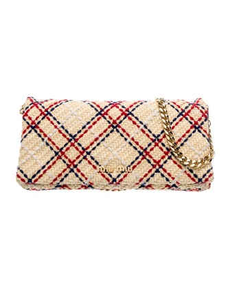 Miu Miu Straw Clutch