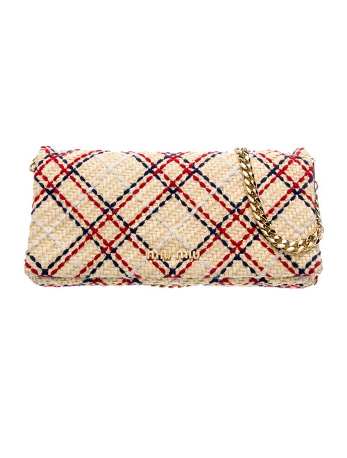 Miu Miu Straw Clutch