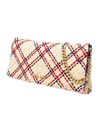 Miu Miu Straw Clutch