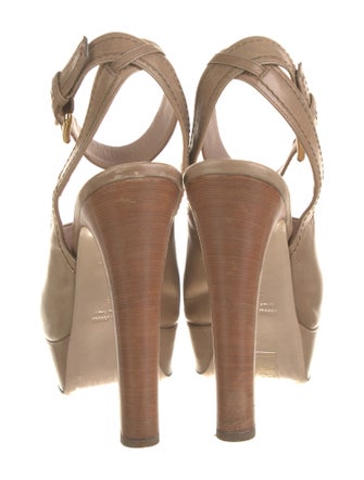Miu Miu Leather Sandals