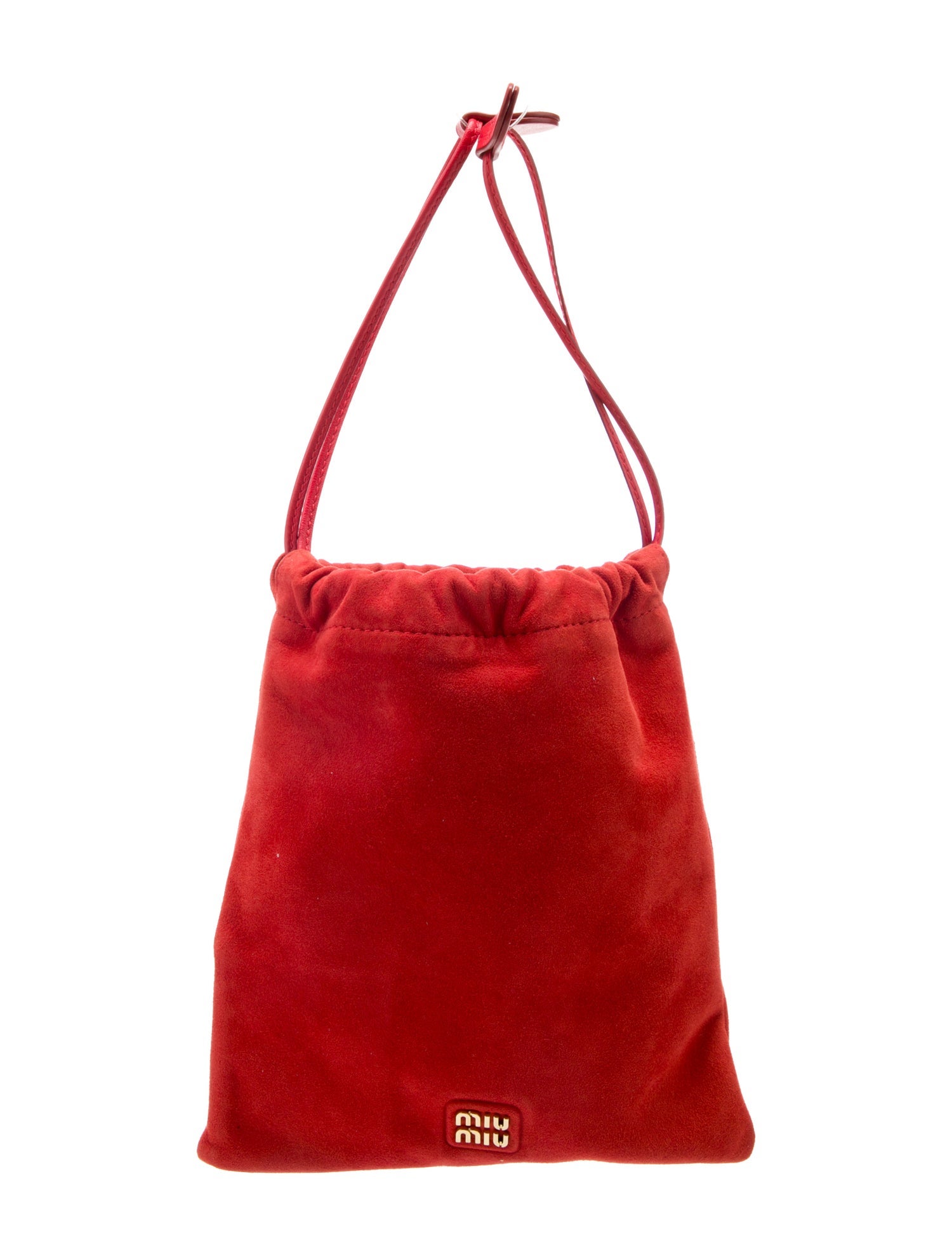 Miu Miu Suede Top Handle Bag