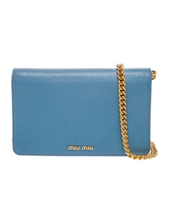 Miu Miu Goat Leather Shoulder Bag