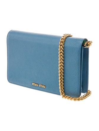 Miu Miu Goat Leather Shoulder Bag
