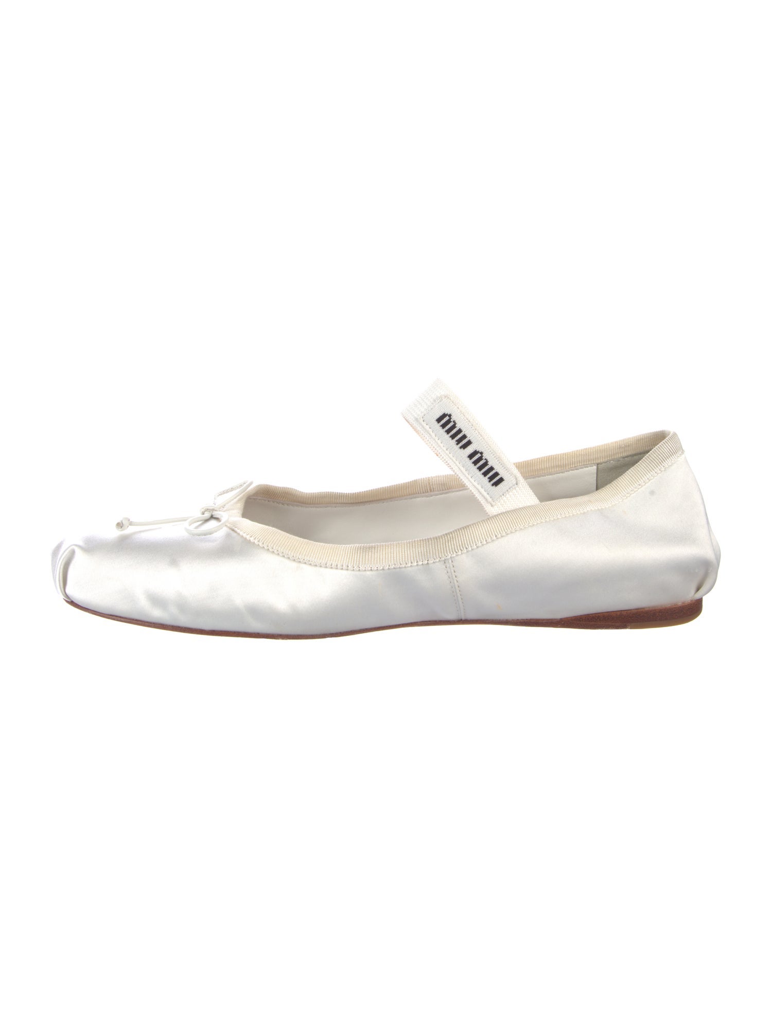 Miu Miu Satin Ballet Flats