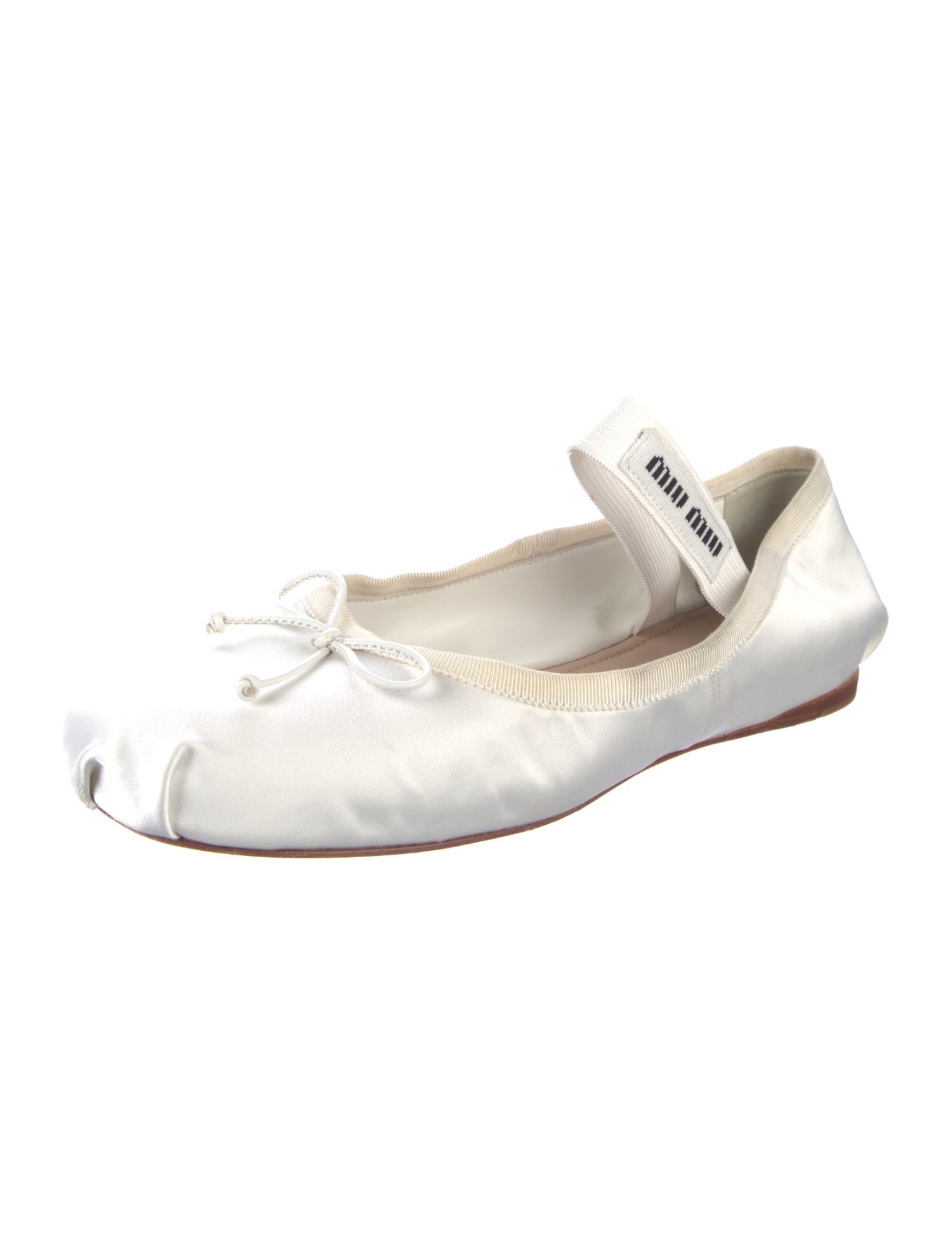 Miu Miu Satin Ballet Flats