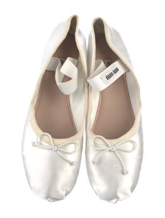 Miu Miu Satin Ballet Flats