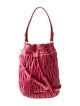 Miu Miu Leather Bucket Bag