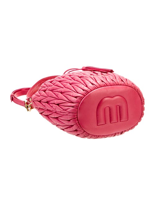 Miu Miu Leather Bucket Bag