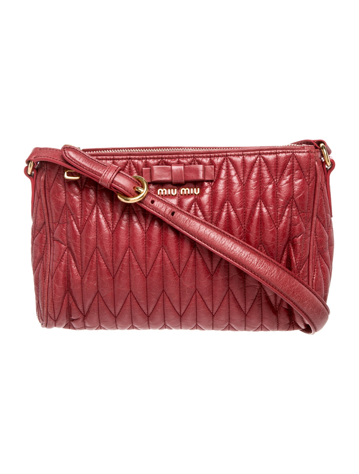 Miu Miu Leather Shoulder Bag