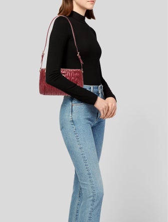 Miu Miu Leather Shoulder Bag