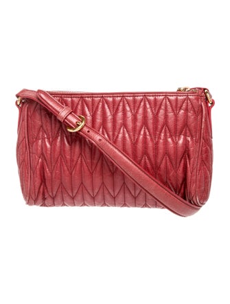Miu Miu Leather Shoulder Bag