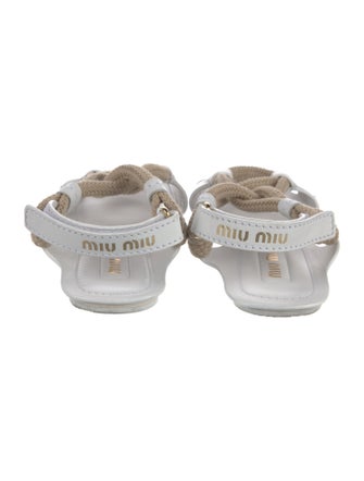 Miu Miu Leather Gladiator Sandals