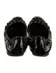 Miu Miu Patent Leather Crystal Embellishments Ballet Flats