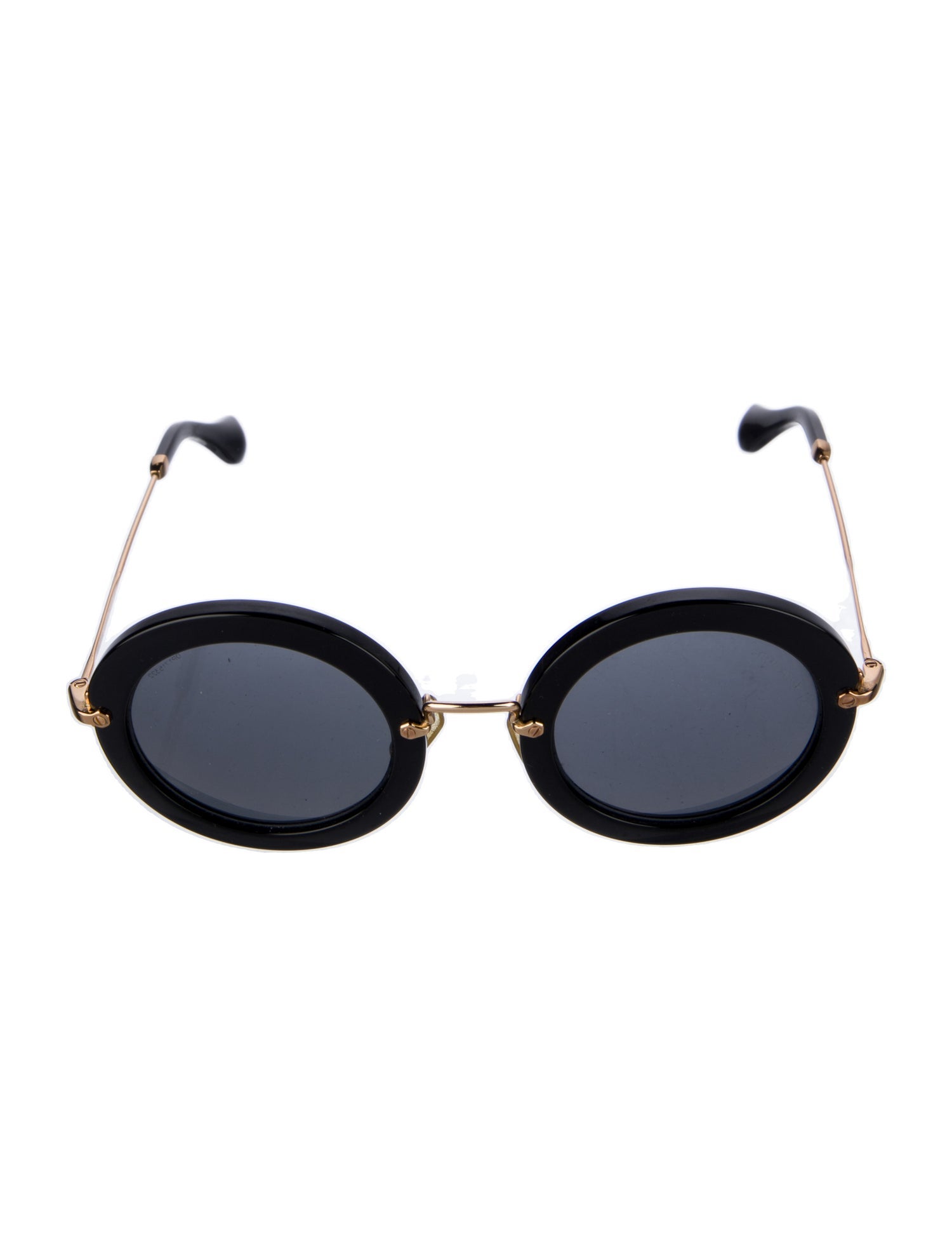 Miu Miu Round Tinted Sunglasses