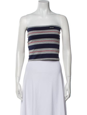 Miu Miu 2025 Striped Crop Top