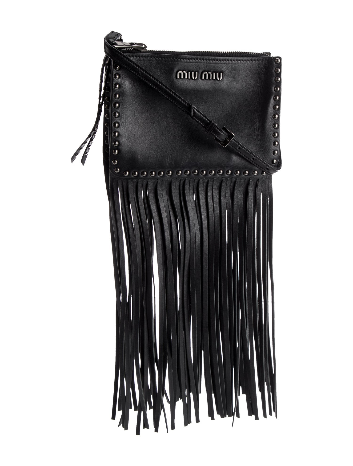 Miu Miu Leather Bucket Bag