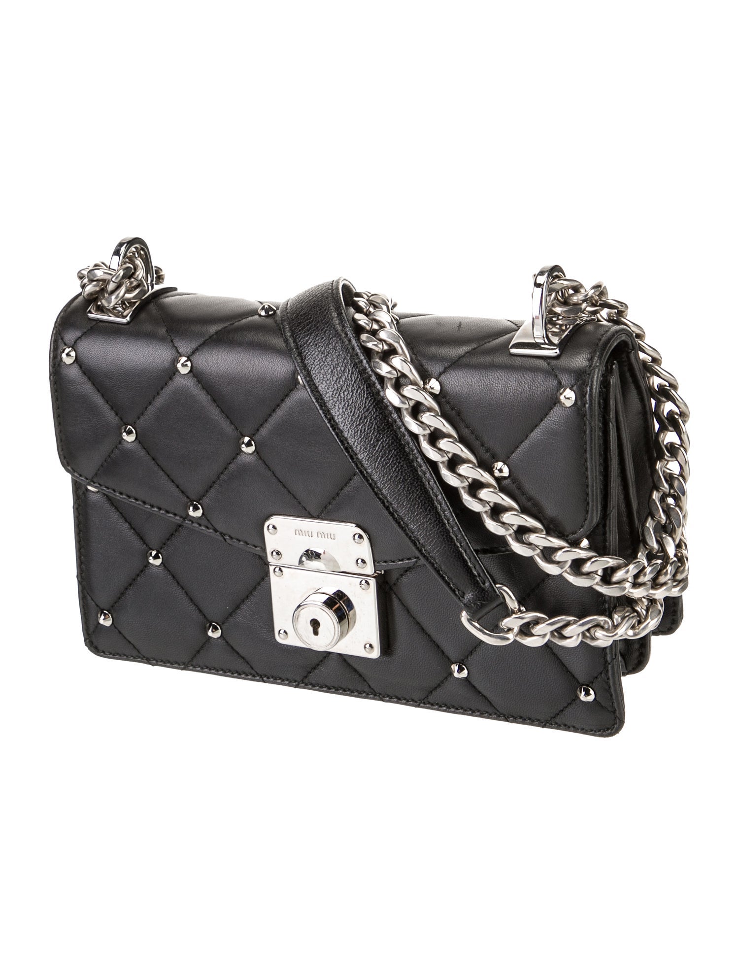 Miu Miu Leather Crossbody Bag