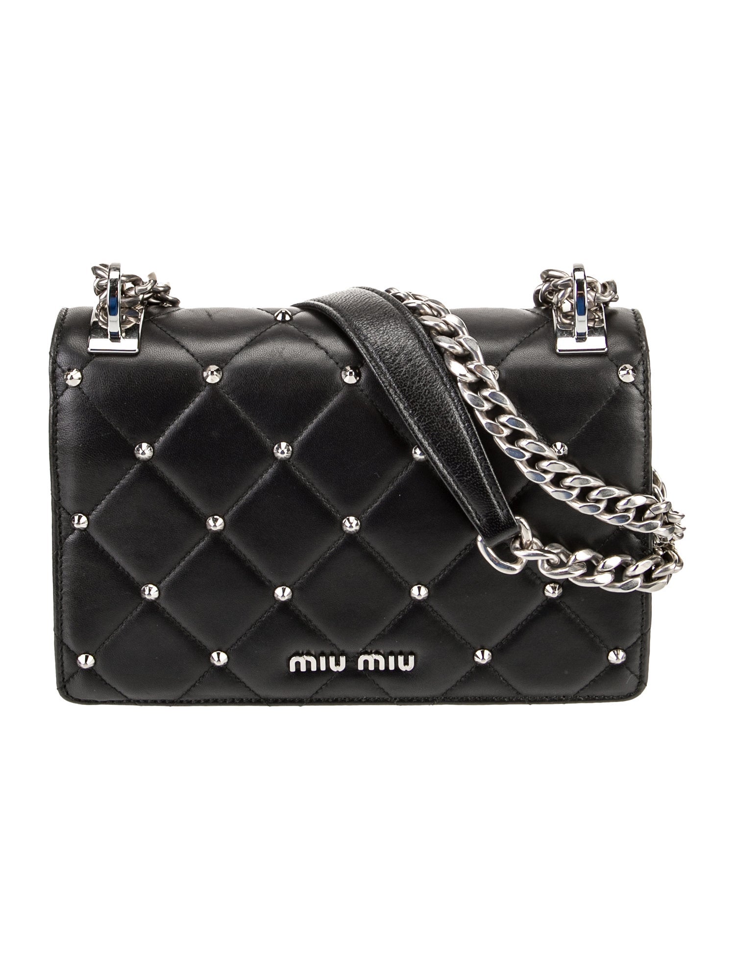 Miu Miu Leather Crossbody Bag