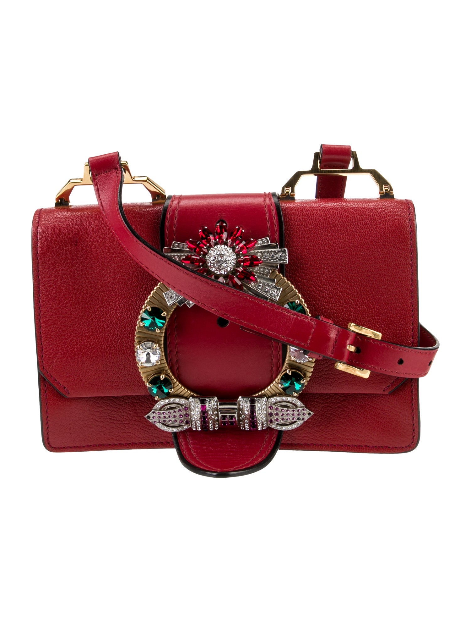 Miu Miu Leather Crossbody Bag