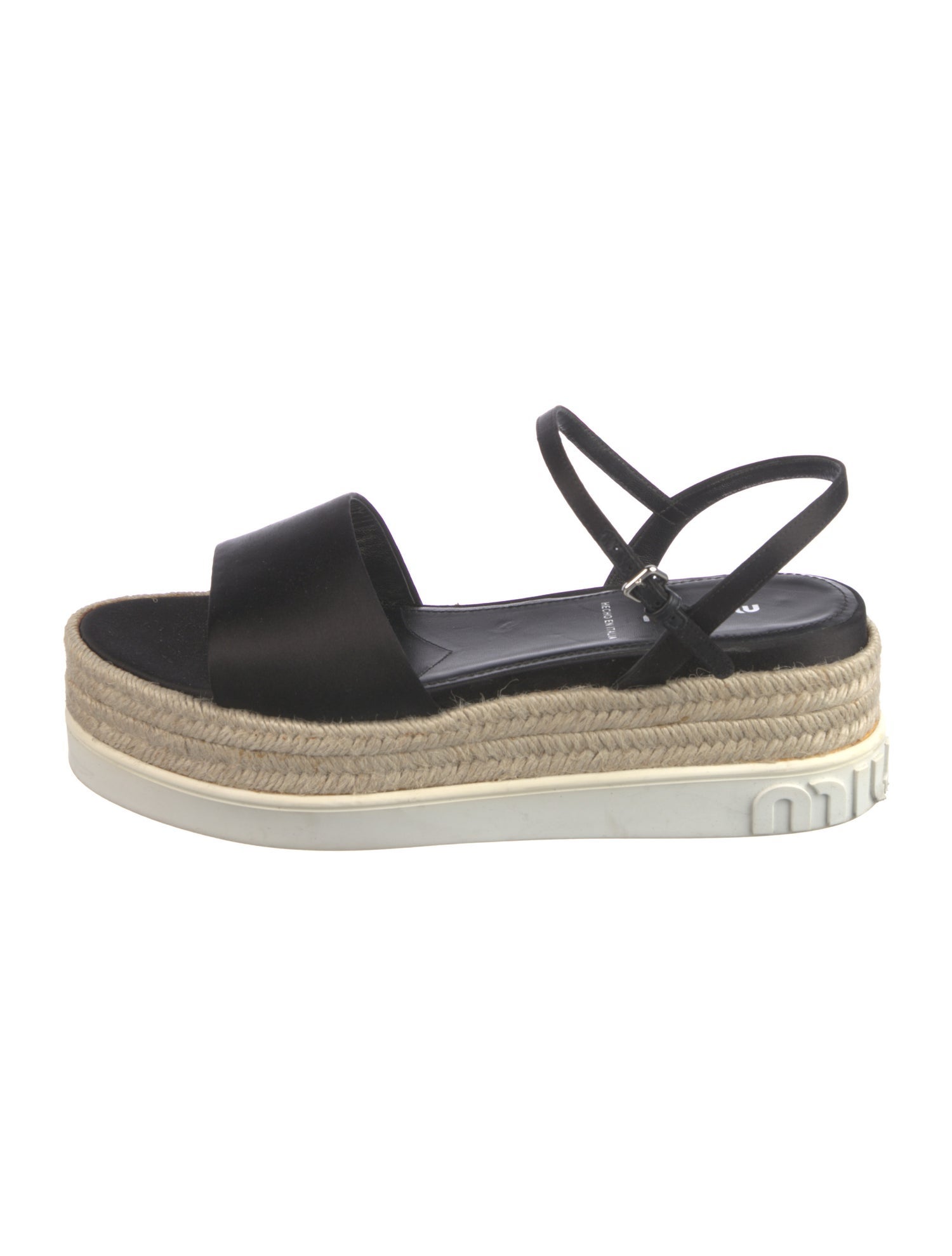 Miu Miu Satin Espadrilles