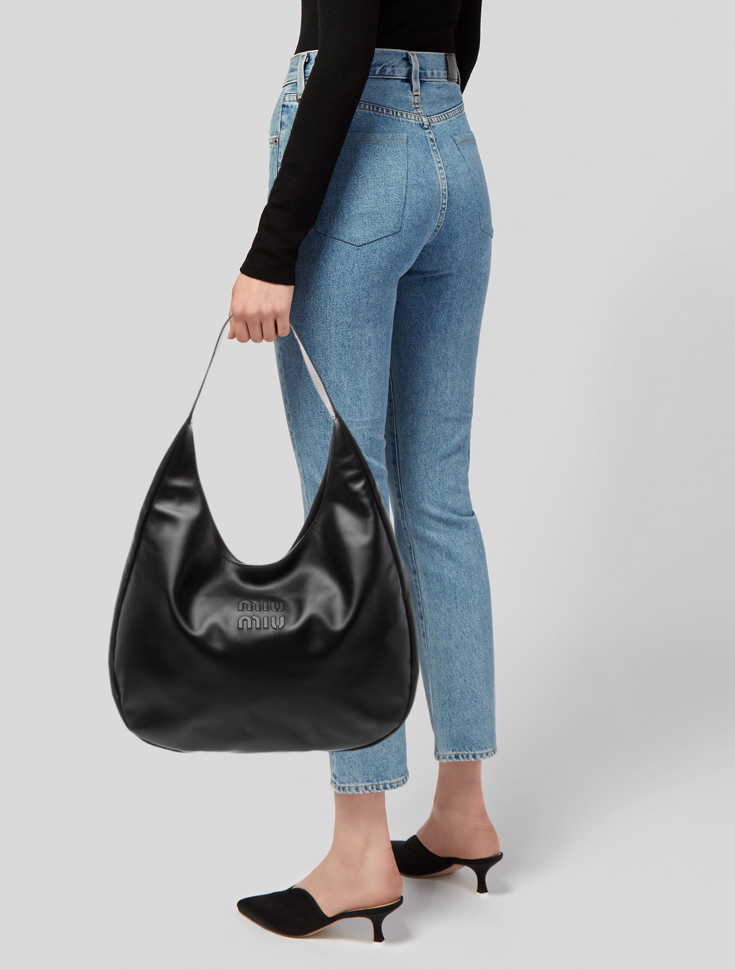 Miu Miu Leather Hobo 2025